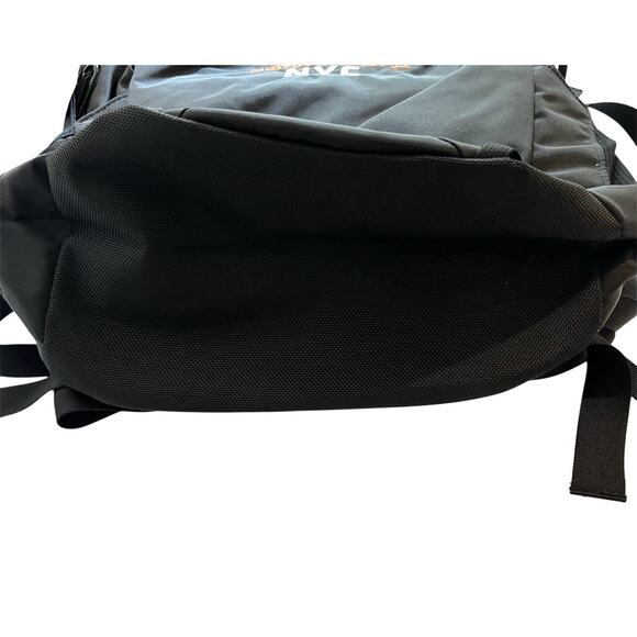 The North Face Black Backpack with Orange Accents - Picture 10 of 15